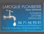 LAROQUE PLOMBERIE CHARLES COUCOULIS 66740