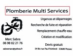 PLOMBERIE MULTI SERVICES Pessac